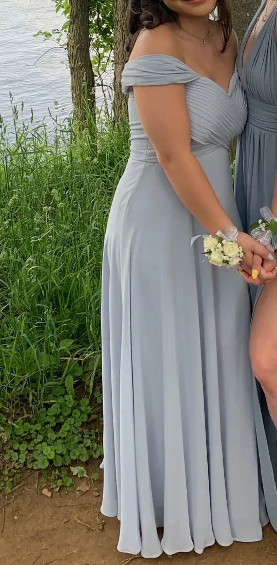 Windsor Light Blue Maxi Dress - Image 2