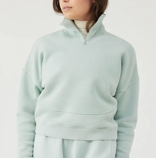 Outdoor Voices nimbus 1/4 zip pullover sweatshirt - Image 3