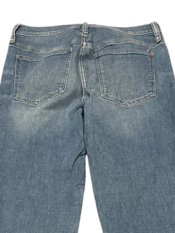 Madewell Tall Stovepipe Straight High Rise Stretchy Euclid Blue Denim Jeans 30T - Image 7