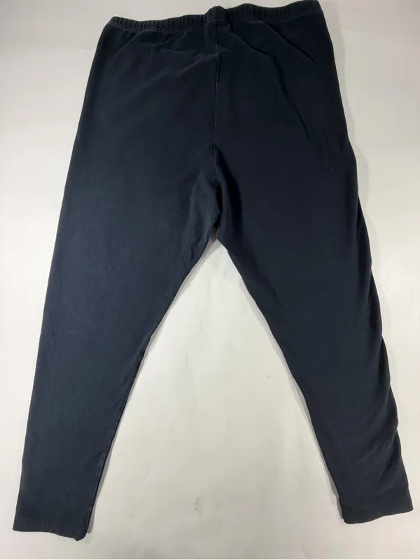 J.Jill‎ Pima Cotton Stretch Leggings Black Made in USA Pull On Pants Womens - Image 2