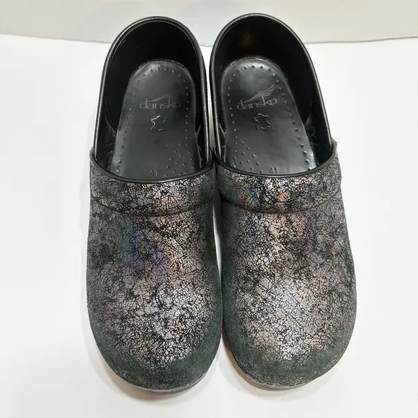 Dansko Professional Metallic Iridescent Clog Shoes Womens 41 Comfort Multicolor - Image 7