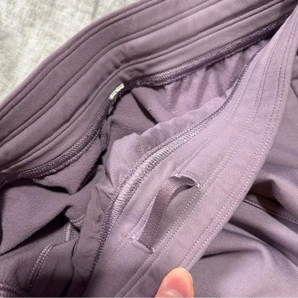 Lululemon Adapted State High-Rise Fleece Jogger Full Length Purple Ash Size 0 - Image 9