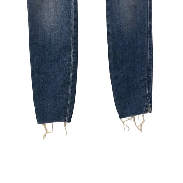 Mother The Vamp Fray Natural Born Trouble Skinny Jeans Size 24 - Image 6