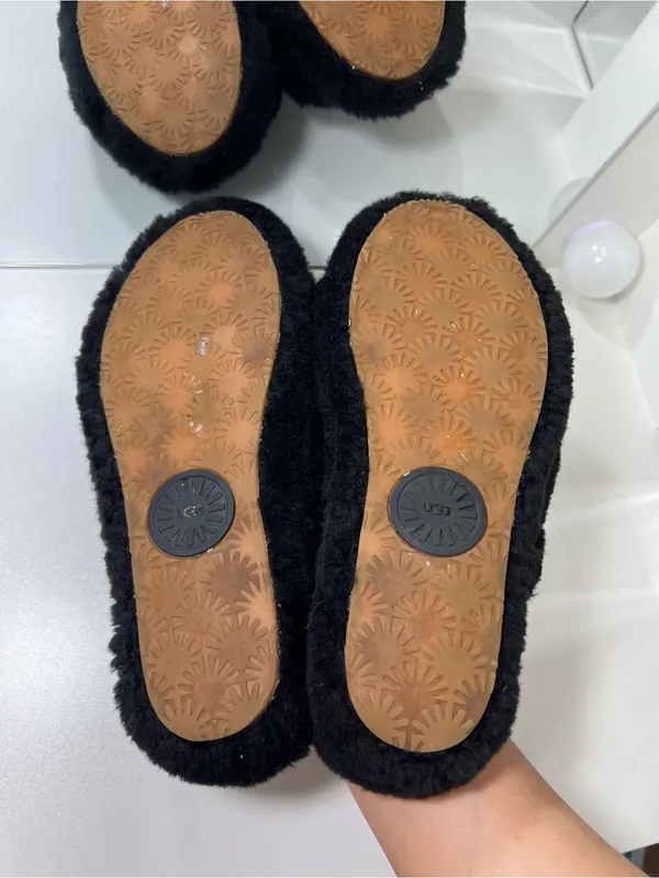 UGG black Fluff Yeah Slide Slippers size 9 - Image 12