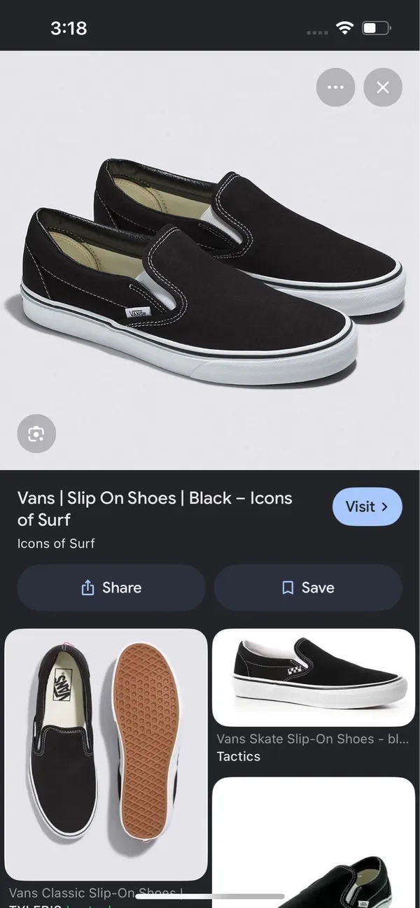 Black Vans Slip-On Women’s - Image 2