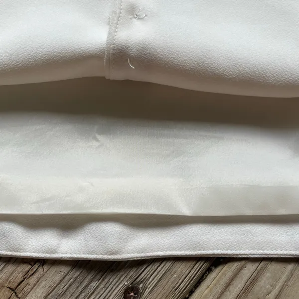 J.Crew Women's Slim Fit Tuxedo Vest In City Crepe White Size 6 - Image 3