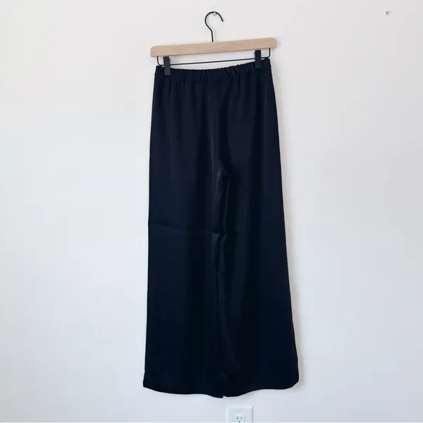 NEW Aritzia Wilfred The Lodge Pant Satin Black - Image 9