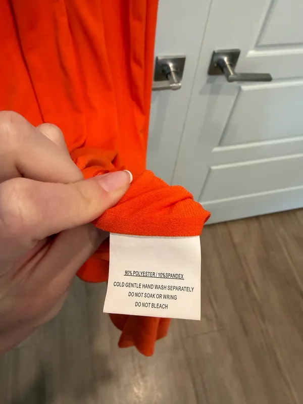 Selfie Leslie Dress Midi Orange - Image 6