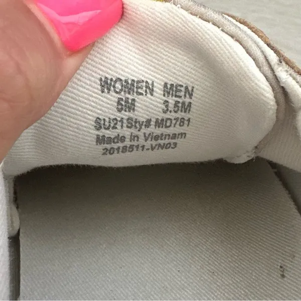 Madewell‎ Kickoff Trainers White Gray Suede Canvas Sneakers Women’s Sz 5 MWL - Image 8