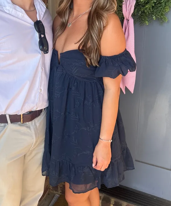 Lulu’s Mini Dress Navy - Image 2