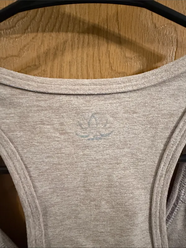 Beyond Yoga Women's Birch Heather Spacedye Lift Your Spirits Sports Bra XL - Image 7