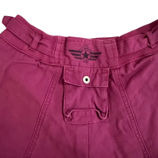 VTG‎ Esprit Sport Pink High Rise Shorts Women's 26 Paperbag Cotton 90s Y2K - Image 10