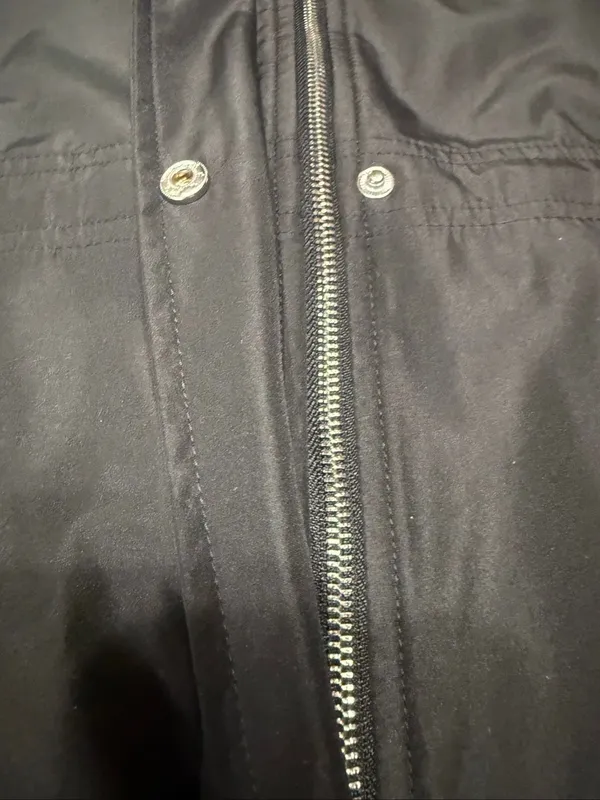 Kenneth Cole New York Women's Black Hooded Utility Parka Jacket - Size XL - Image 7