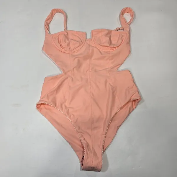 Tularosa Aura One Piece in Peach - Image 3