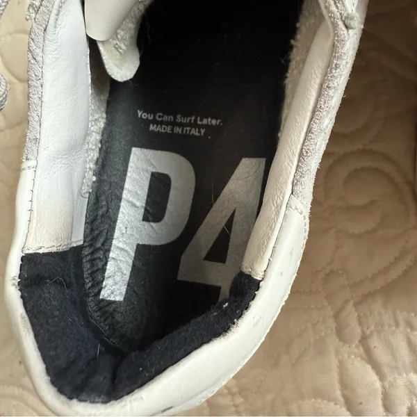 P448 Thea Low Top Sneakers in Stardust Sz EU 41 / 10.5 - Image 8
