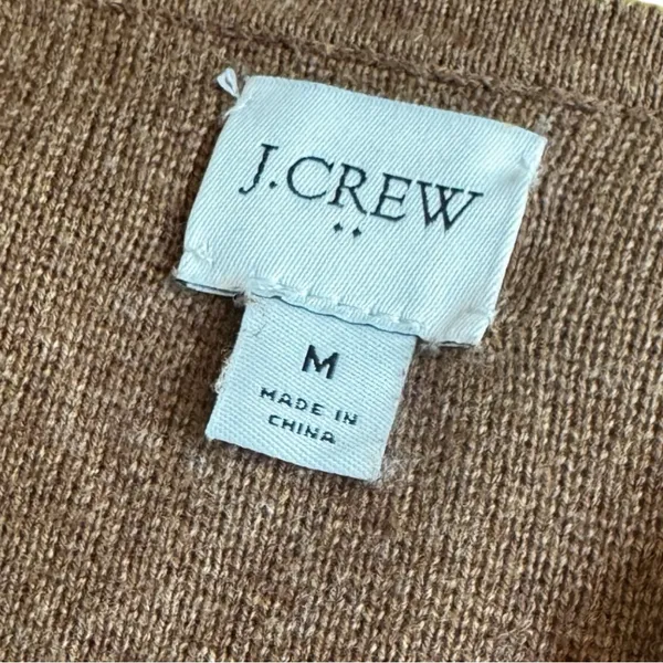 JCrew Open Front Women’s Cardigan Sz M Brown Size M - Image 5