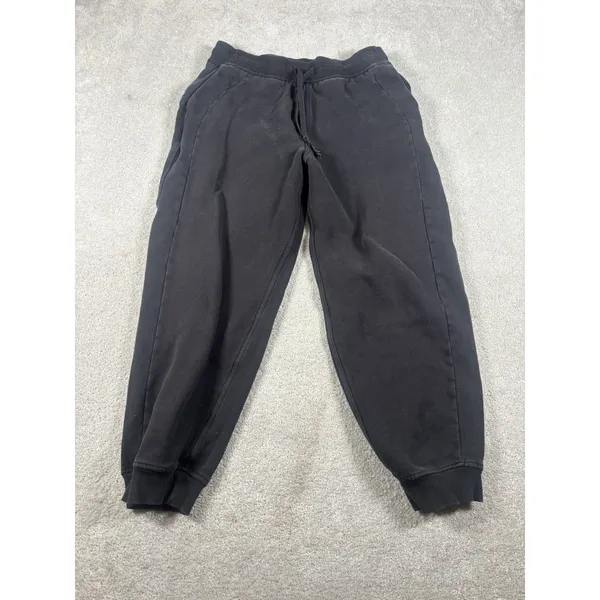 Lululemon Scuba Relaxed High-Rise‎ Jogger Black Women's Size 0 Fleece Sweatpants - Image 3