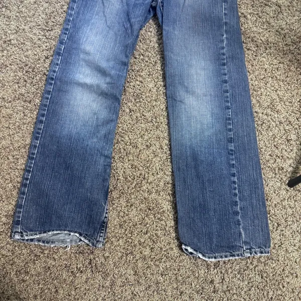 American Eagle Low Rise Bootcut Jeans Medium Wash Y2K Grunge 26x27 - Image 2