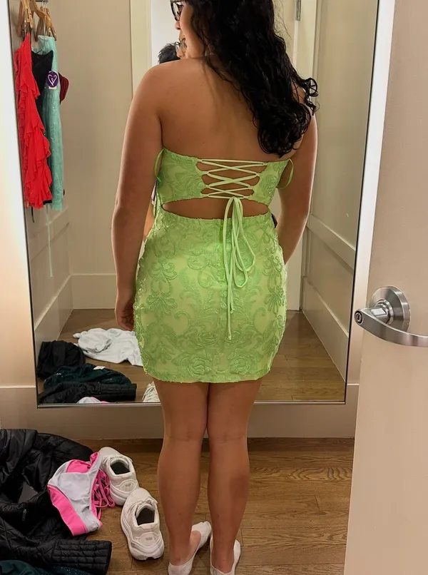 Green Homecoming Windsor Dress - Image 2