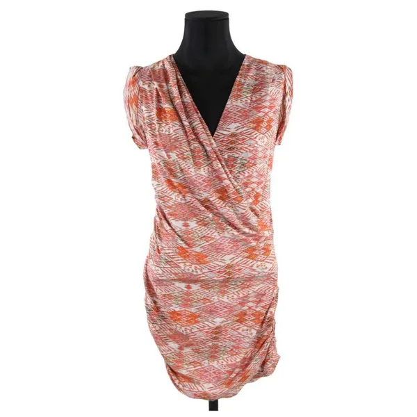 IRO Salome Dress Women’s Size 0 Orange Aztec Mini Dress‎ Sleeveless - Image 10