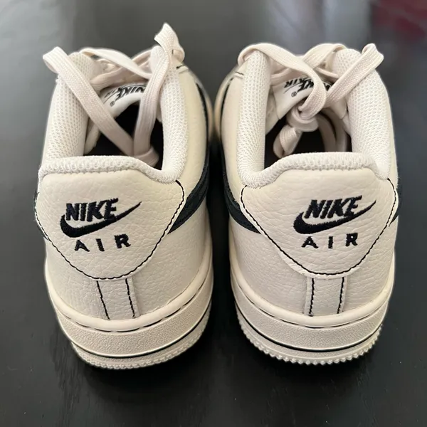 New NIKE Air Force 1 LV8 4 GS Light Khaki Black - Image 6