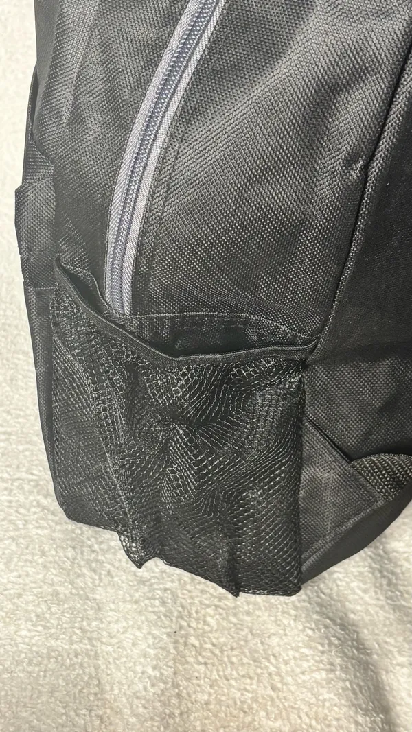 unisex black canvas backpack Casual Travel & Daily Day Pack - Image 5