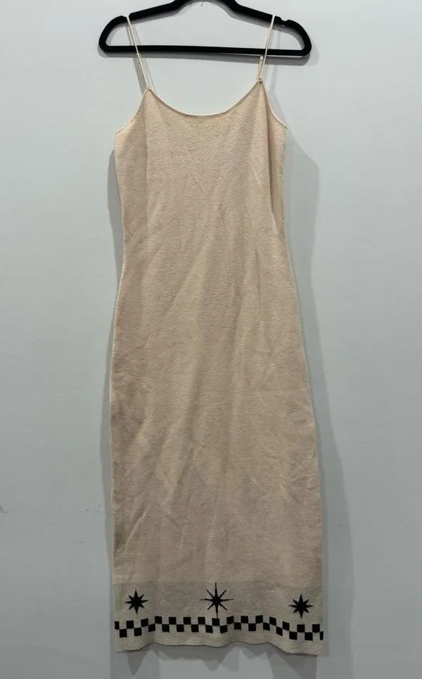 Le Lis If Looks Could Kill Sweater Knit Printed Midi Dress Size M NWOT - Image 6