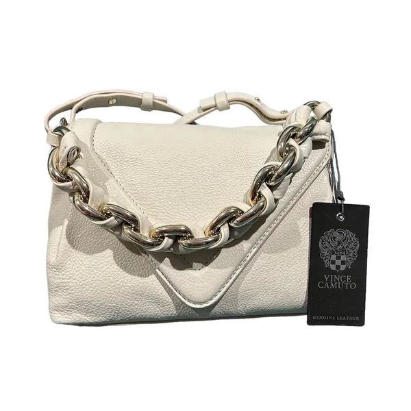 Vince Camuto Lyona creamy white leather crossbody bag - Image 2