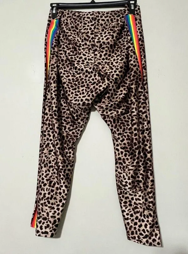 TORRID size 3 full length signature waist liquid mid rise leggings animal print - Image 3