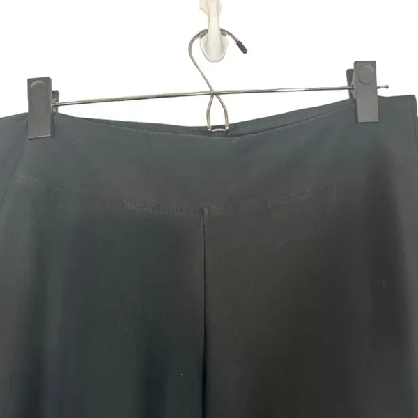 Nike Black Wide Leg Athletic Cropped Stretch Pants Women Sz M - Image 5