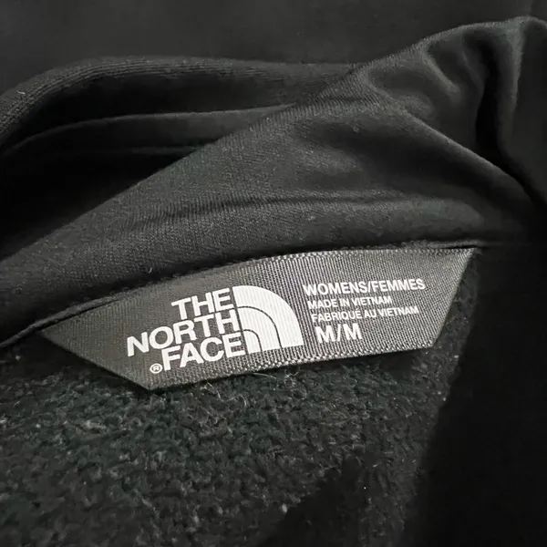 The North Face Women's Full Zip Fleece Lined Jacket Solid Black Medium - Image 2