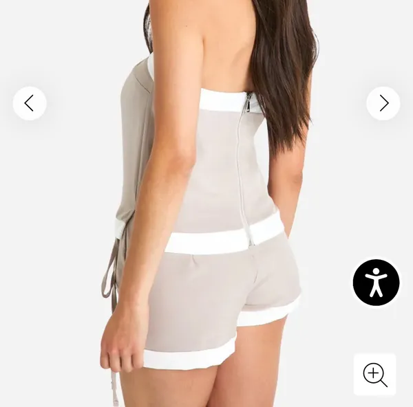 Boohoo Bandeau Top & Wrap Skort Set - Image 4