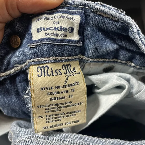 Y2k miss me jeans skinny size 27 - Image 5