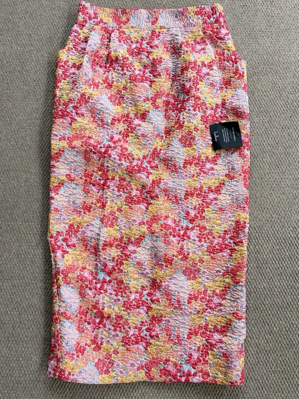 NWT Lulus Ellarina Multi Metallic Tie Strap 2 Piece Dress Size - Image 12