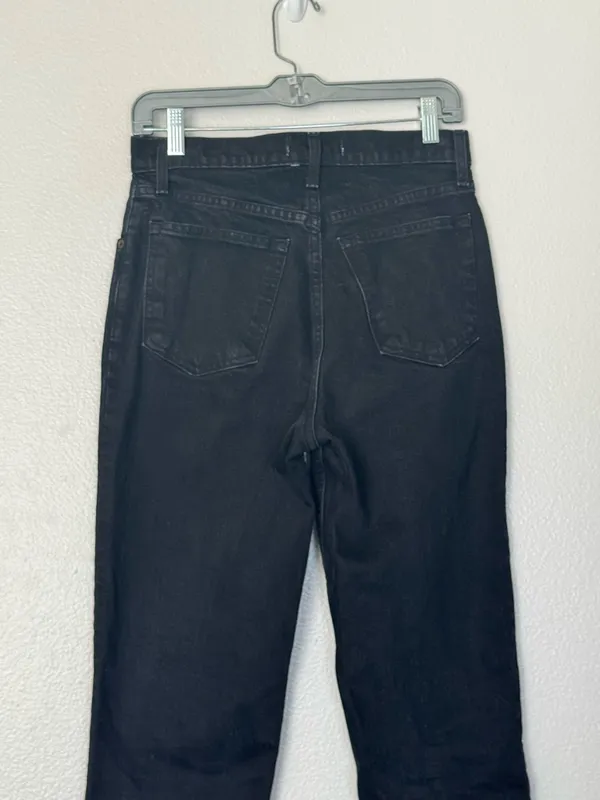 Abercrombie & Fitch Ultra High Rise 90s Straight Jean Black Size 27 / 4 - Image 7