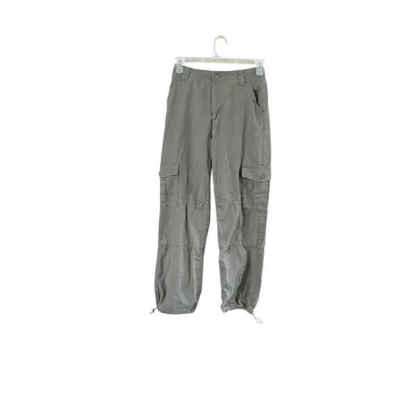 Women's Ardene Olive Green Cargo Joggers S - Image 9