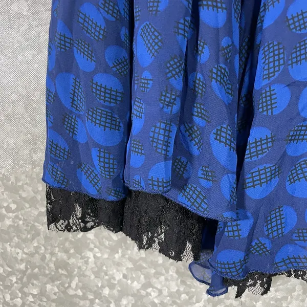 Urban Outfitters Sparkle & Fade Blue Y2K Punk Princess Dress - Size Medium Prom - Image 3