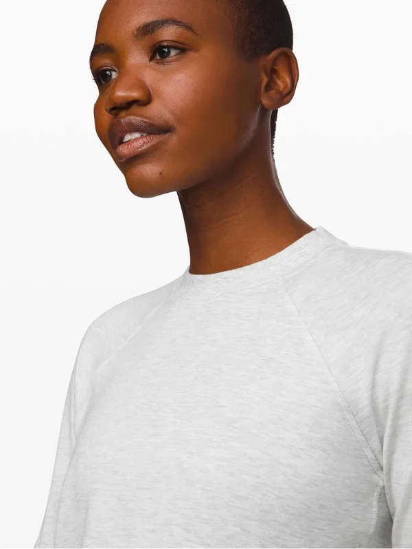 Lululemon Warm Down Crew Heathered Core Ultra Light Grey - Image 3