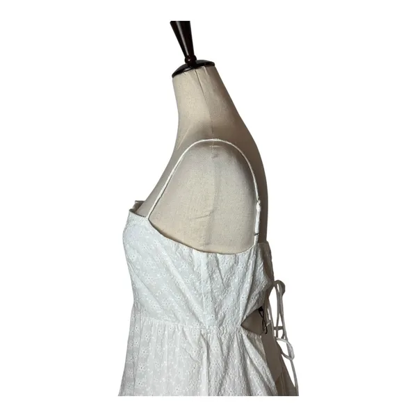 Line &‎ Dot Charlotte Dress Women Small White Eyelet Embroidered Midi NWT Boho - Image 8