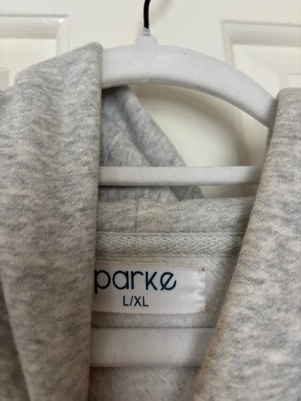 Parke grey and red hoodie Gray Size L - Image 2