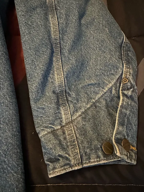 Vintage Carhartt Blanket Lined C59DST Jacket Denim Chore Barn Coat Men’s XL USA - Image 8