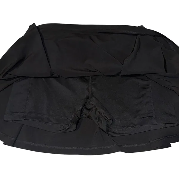 Beyond Yoga Skort Skirt Shorts Womens Medium Black Pickleball Yoga Active Preppy - Image 3