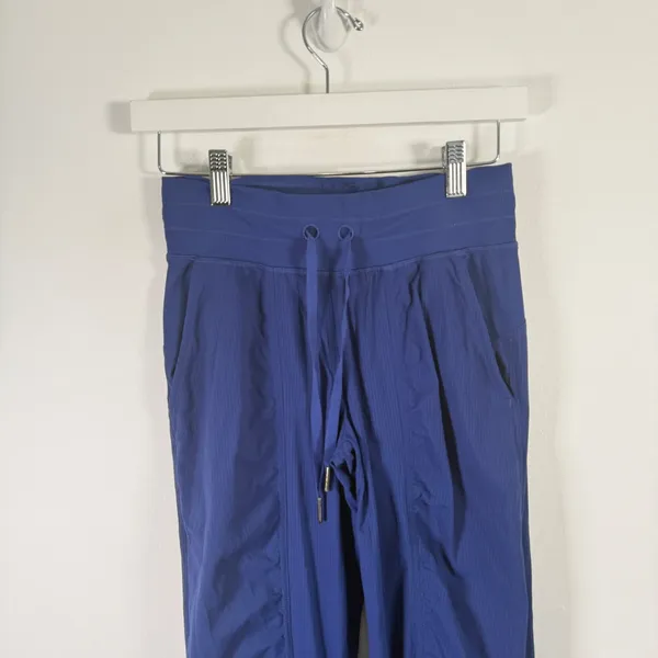 Lululemon Dance Studio‎ Mid Rise Jogger Pants Full Length Psychic Blue Travel 2 - Image 3