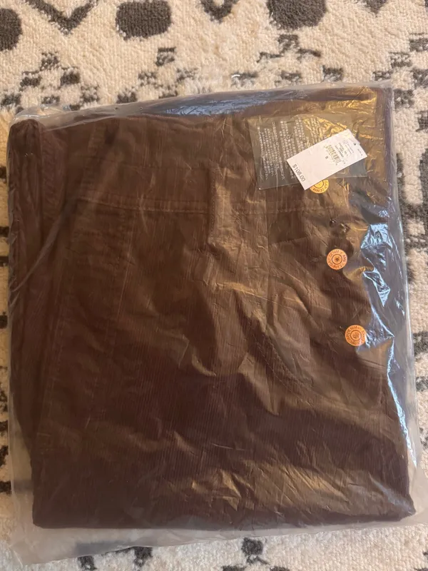 NWT Gap Brown Corduroy Barrel Overalls - Image 4