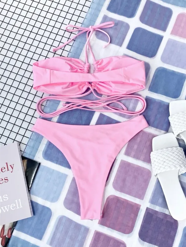 SheIn Pink Bikini - Image 3