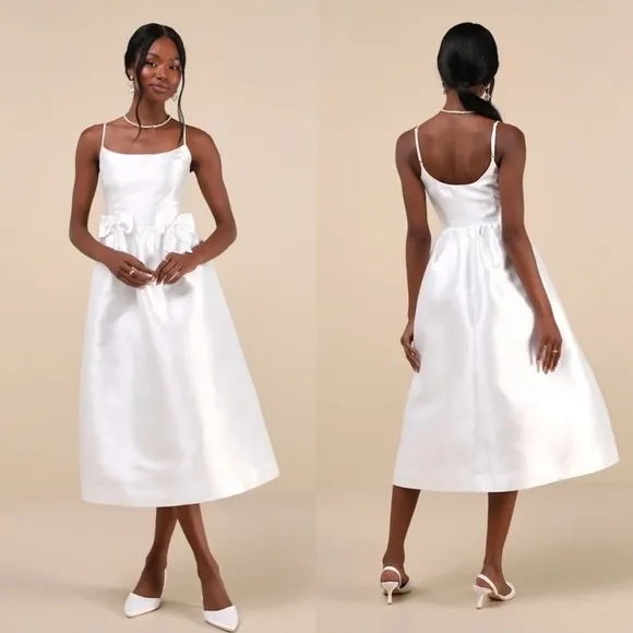 Lulus White Dress - Image 3