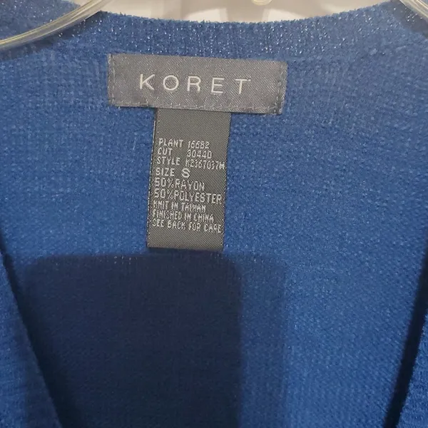 Koret Sweater Size S Blue - Image 5