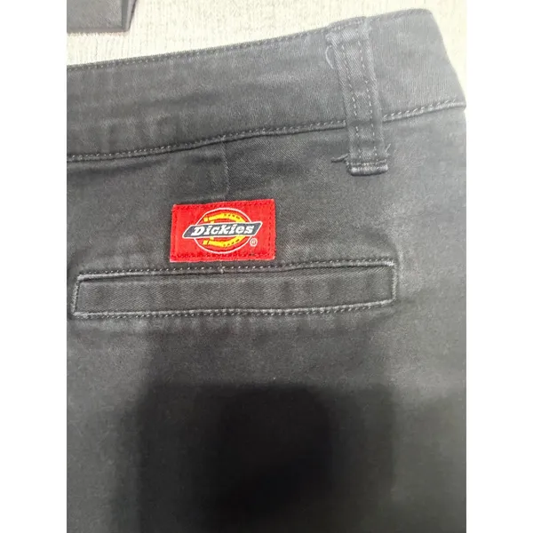 Dickies Womens Black Slim Fit Straight Leg Chino Work Pants Size 9/29 - Image 3