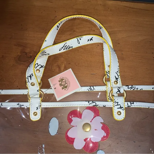 Juicy Couture Transparent PVC Beach Tote Bag - Image 5