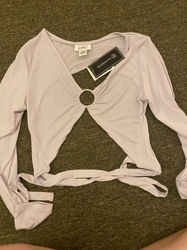 Party Top Purple Size L - Image 2